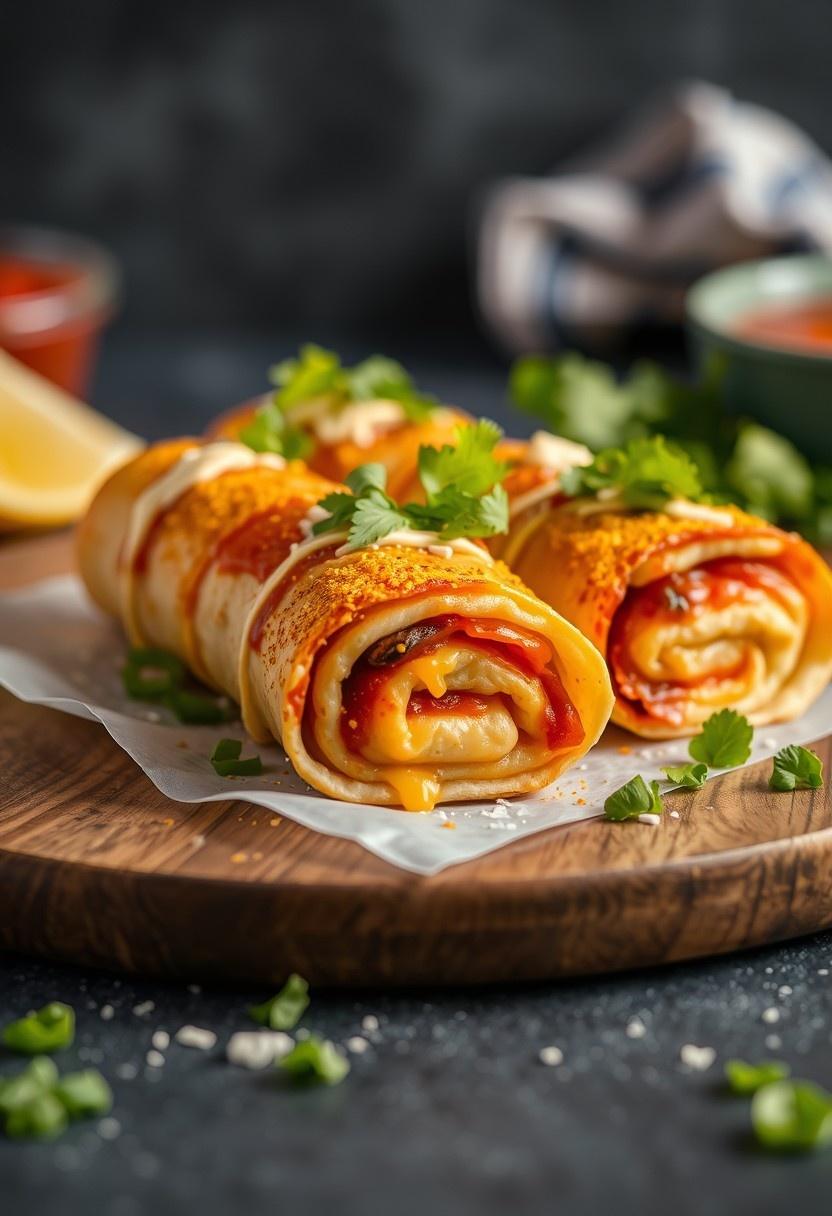 Taco Pizza Rolls