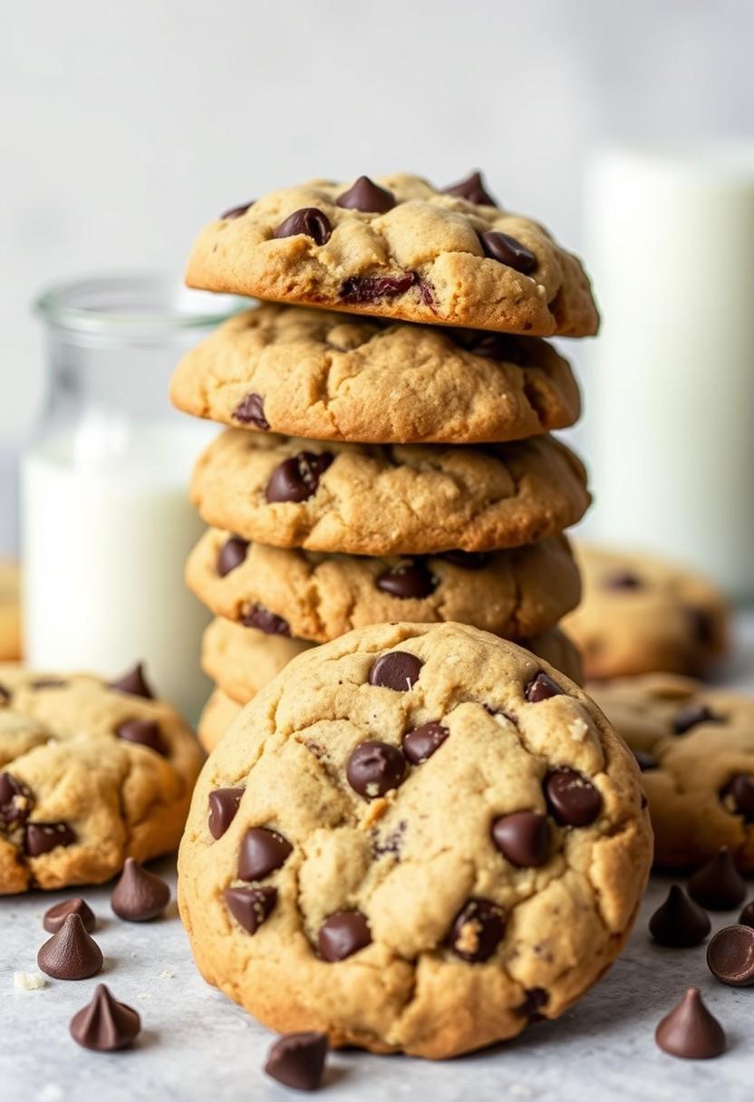 Tahini Chocolate Chip Cookies