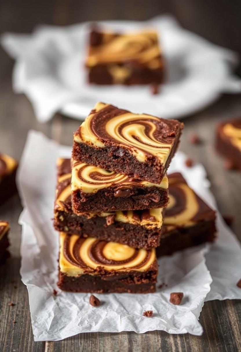 Tahini Swirl Brownies