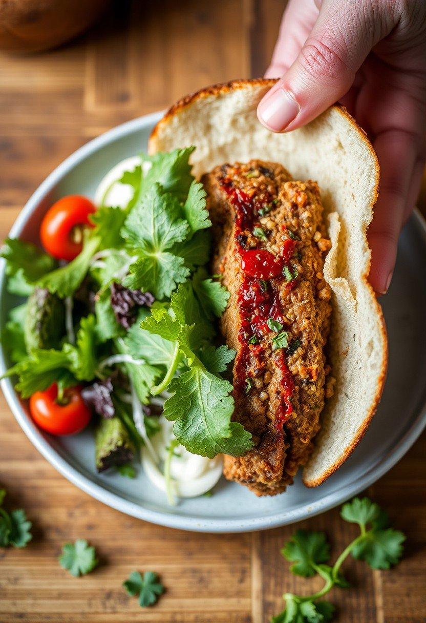 Tempeh and Vegetable Meatloaf