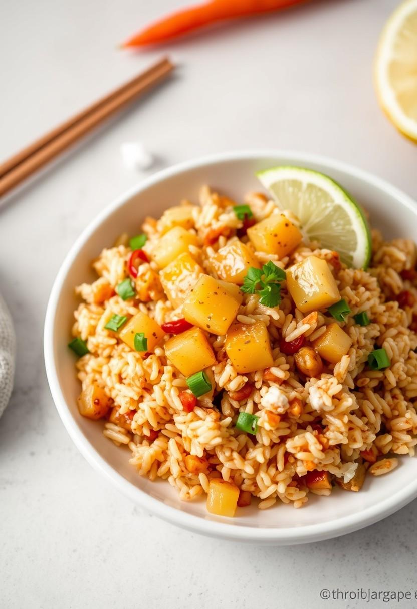 Teriyaki Pineapple Fried Rice