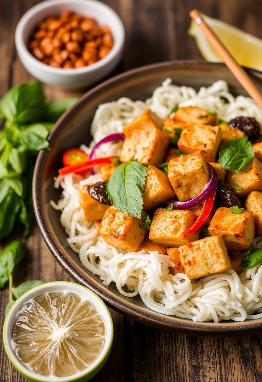 . **Thai Basil Tofu Stir-Fry**