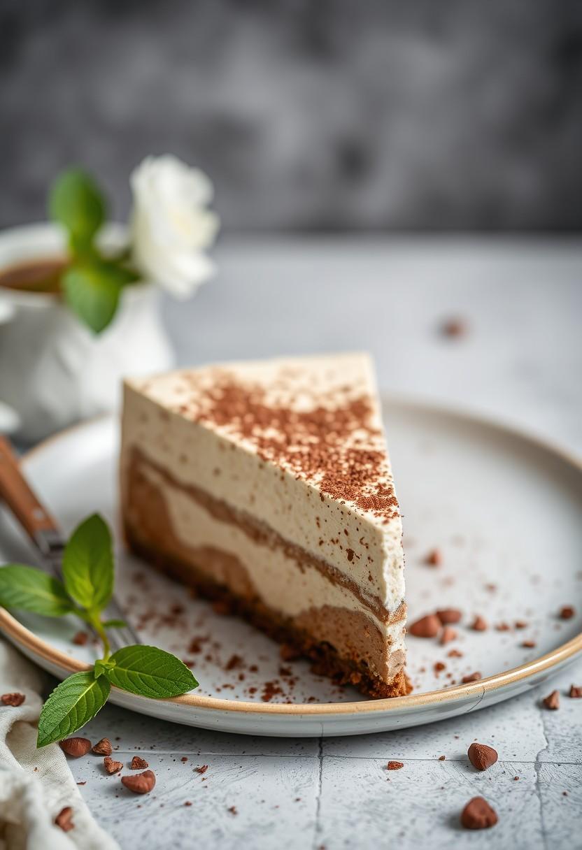 Tiramisu Vegan Cheesecake