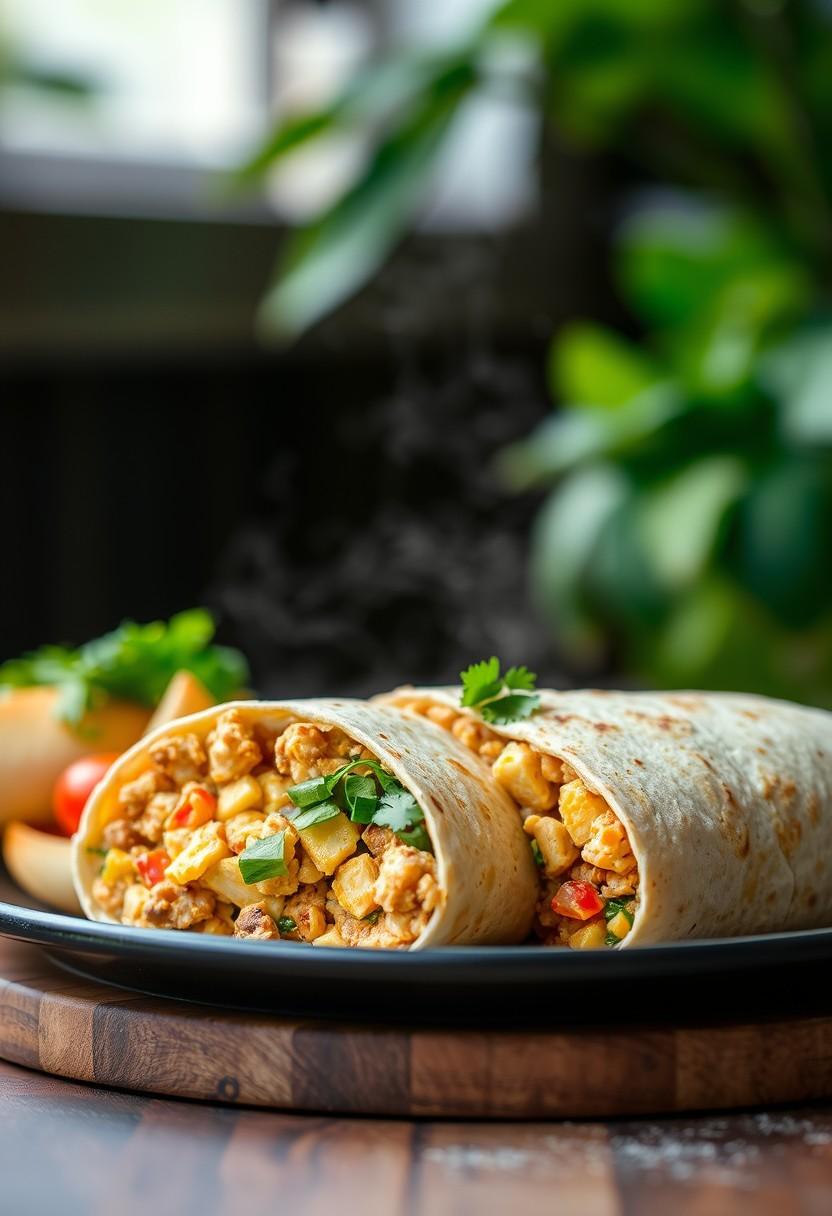 Tofu Scramble Breakfast Burrito