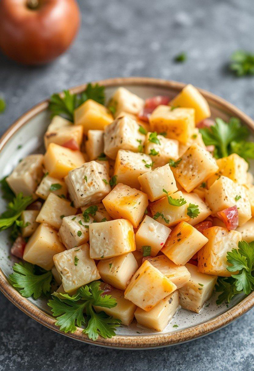 Tofu and Potato Salad