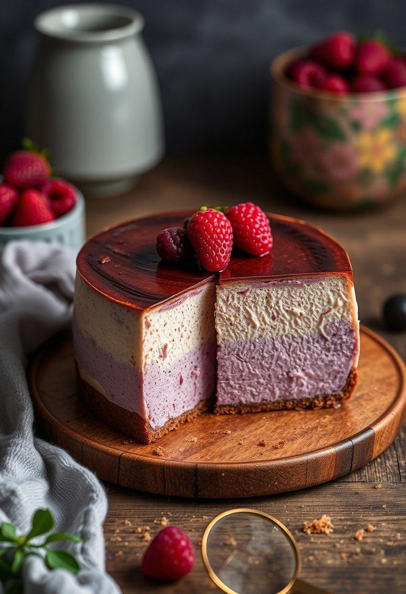 Ube Cheesecake