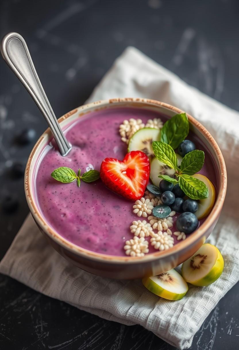 Ube Smoothie Bowl