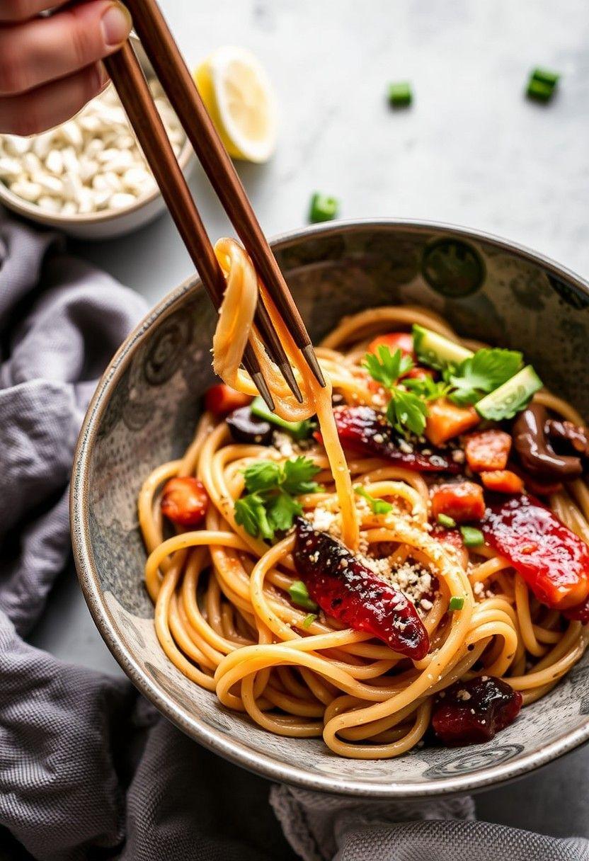 Unagi-Inspired Vegan Pasta