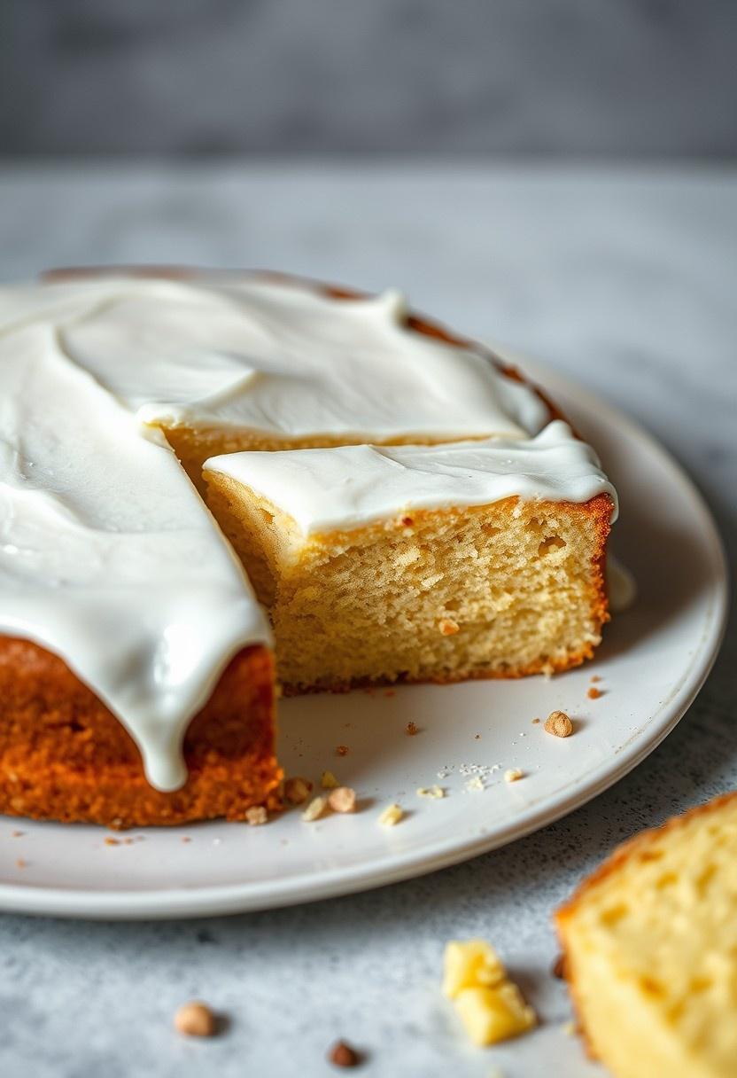 Vanilla Bean Vegan Yellow Cake