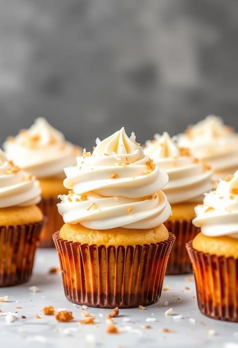 Vanilla Coconut Cupcakes