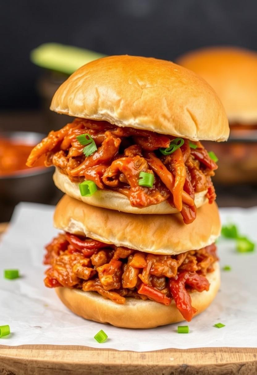 . Vegan BBQ Pulled Jackfruit Sandwiches