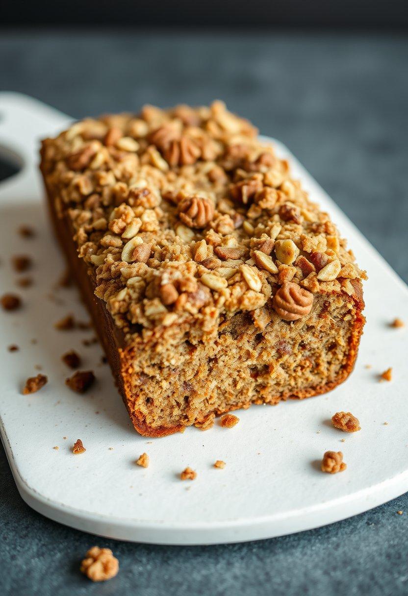 . Vegan Banana Bread with Streusel Topping