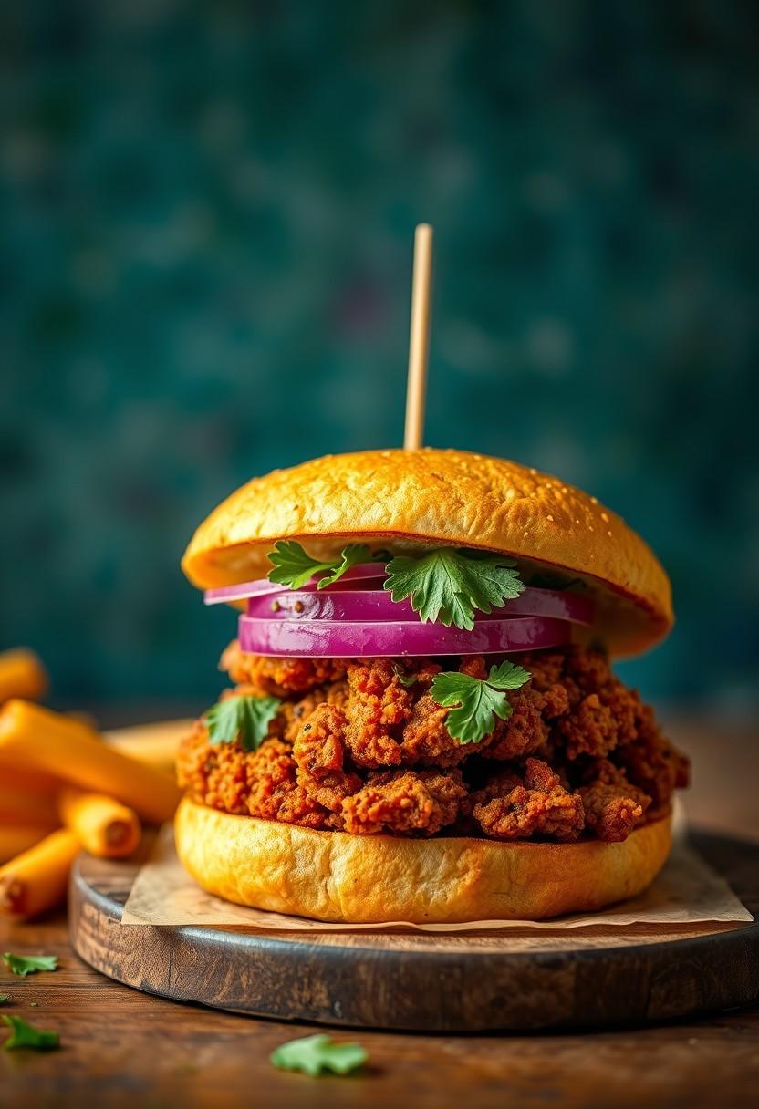 Vegan Fried Chicken Sandwich