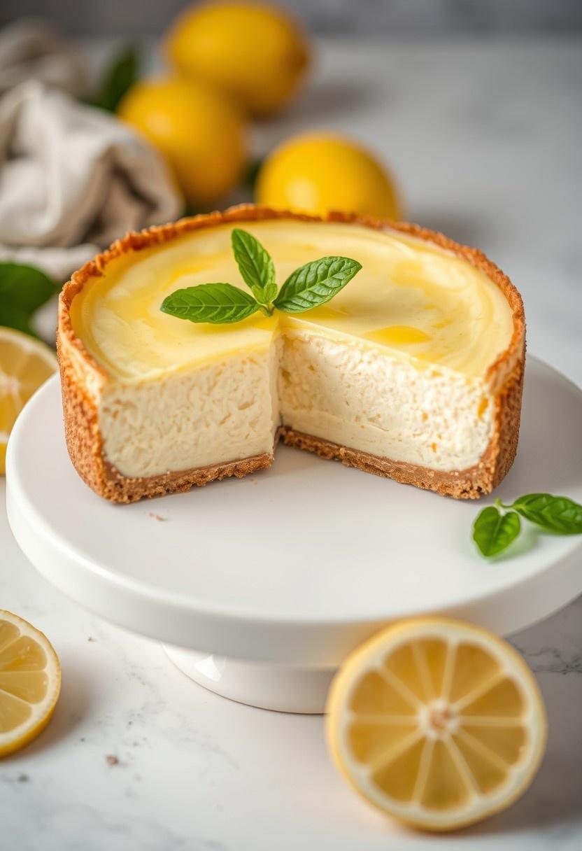 Vegan Lemon Cheesecake