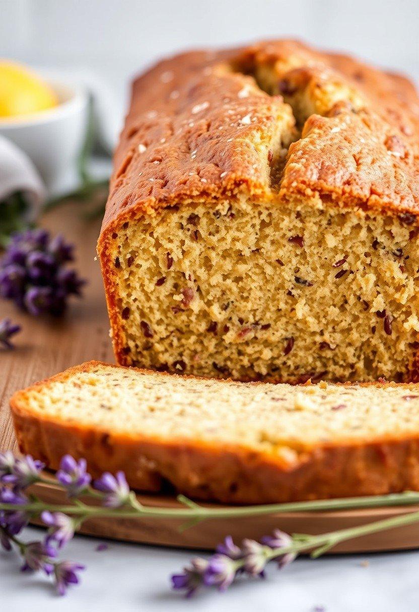 Vegan Lemon Lavender Loaf