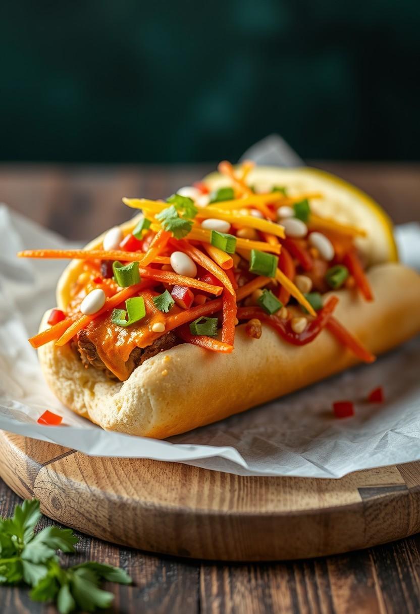 Vegan Nacho Dog