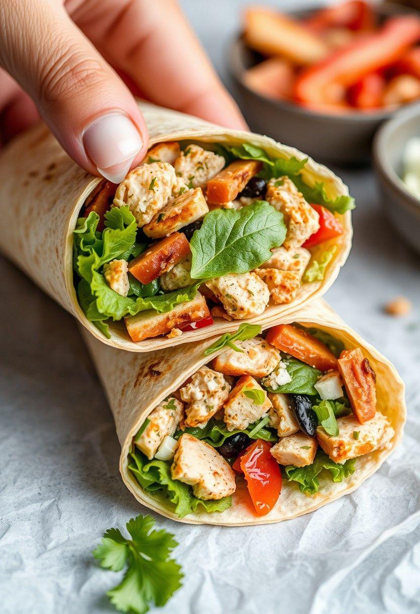 Vegan "Tuna" Salad Wrap