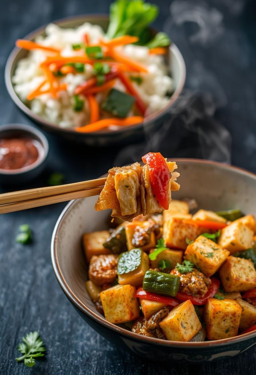 Vegetable and Tofu Stir-Fry