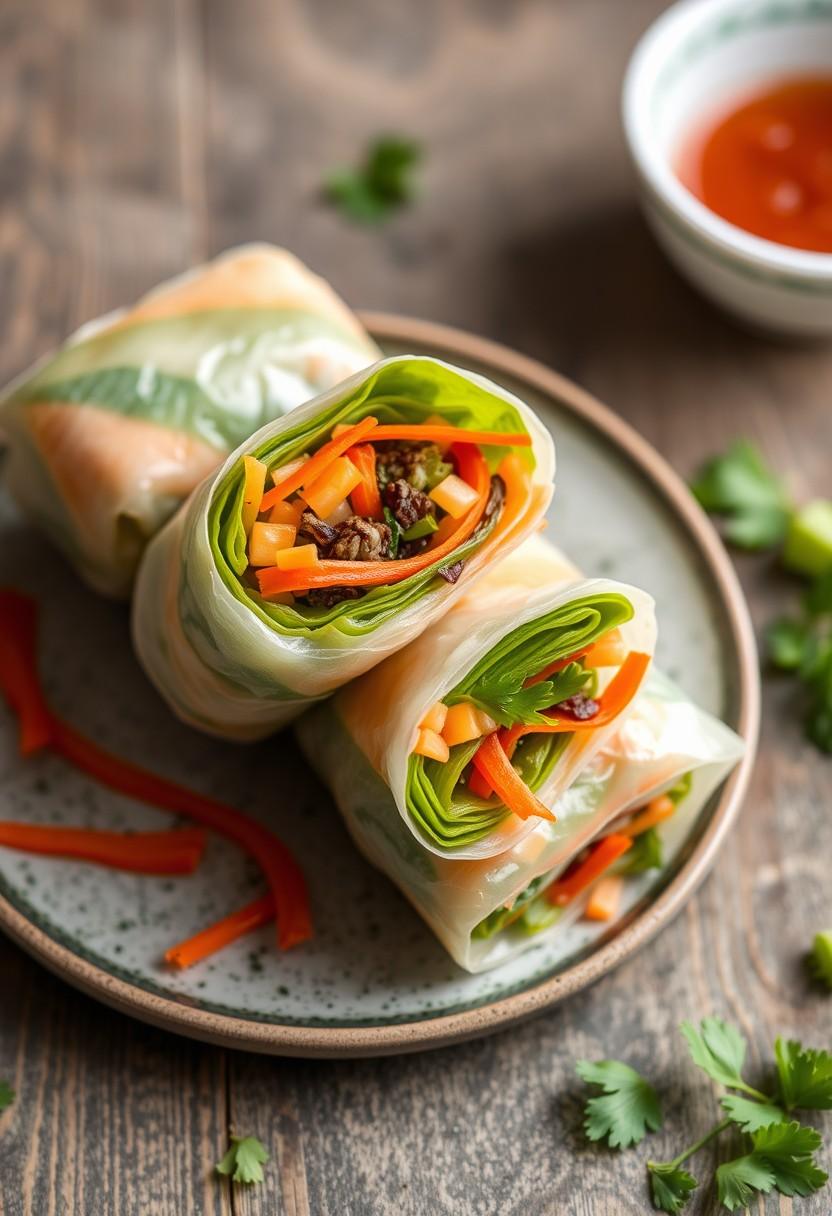 . Veggie Spring Rolls