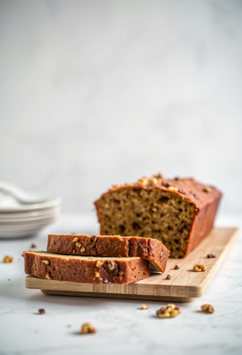 . Walnut Vegan Banana Bread