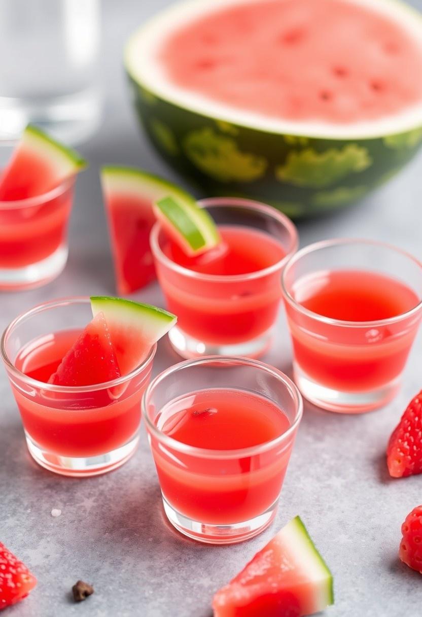 Watermelon Vodka Jello Shots