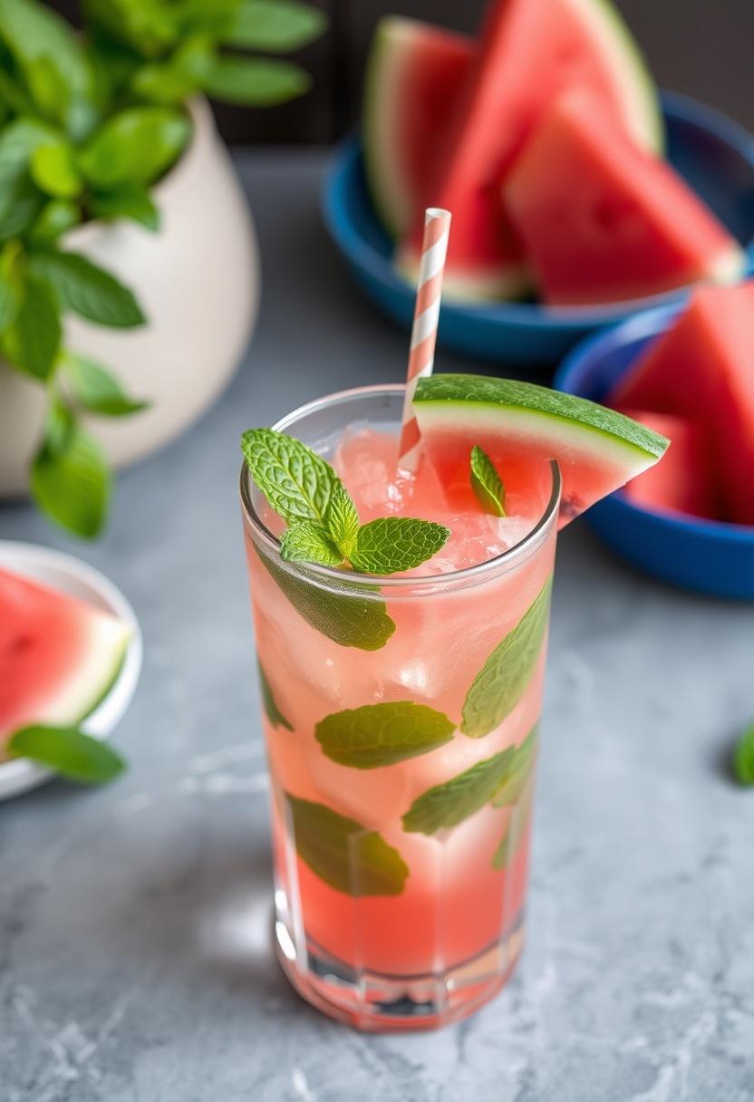 Watermelon and Mint Refresher Salad