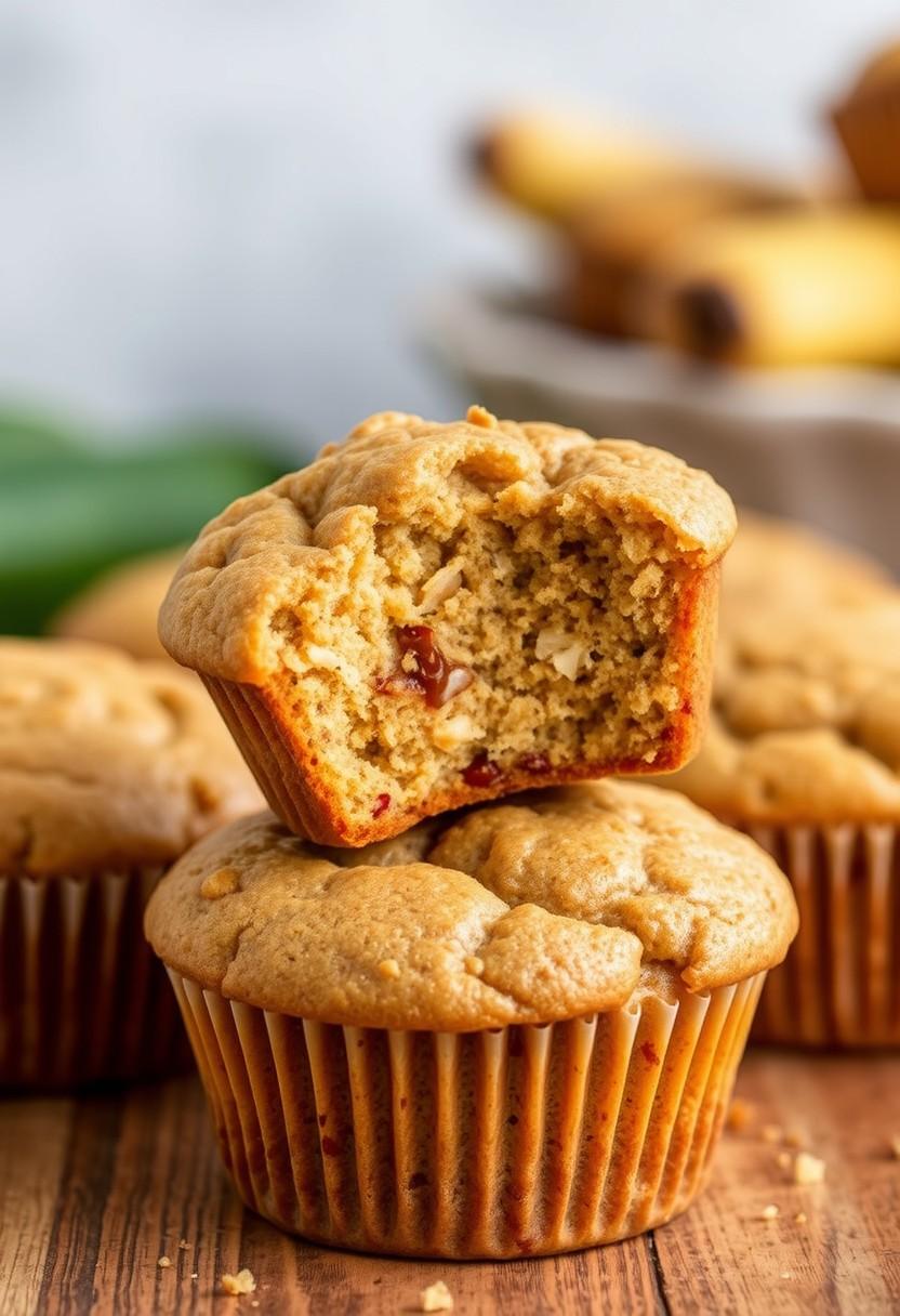 Zucchini Banana Muffins