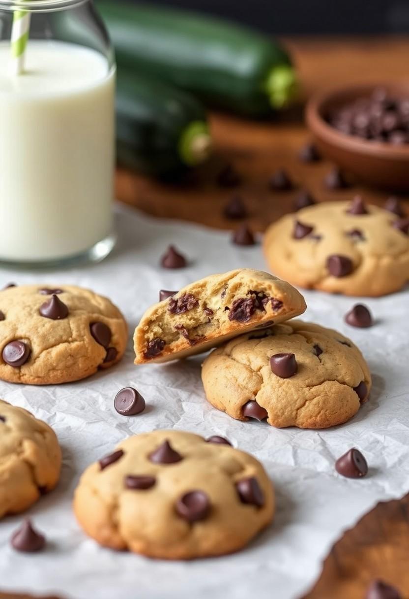 Zucchini Chocolate Chip Cookies