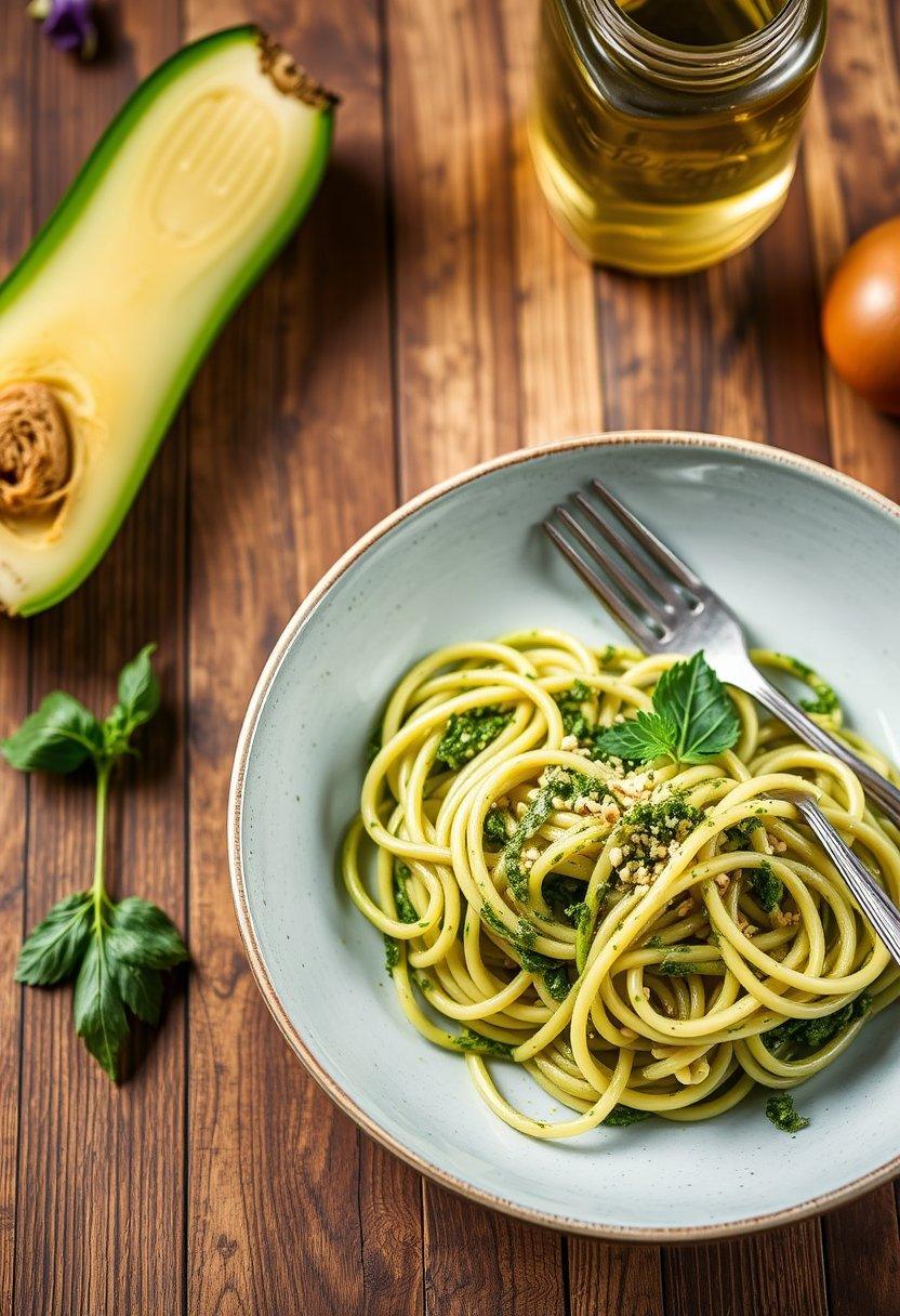 . Zucchini Noodles with Pesto